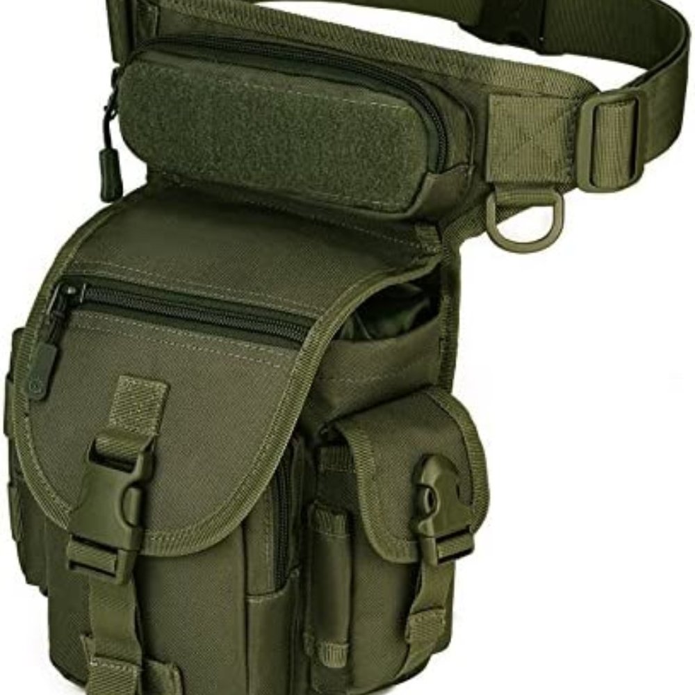 Tactical Drop Leg Bag Military Fanny Tool Thigh Pack MOLLE Panel Utility Pouch